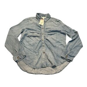 3/$15 FOR THE REPUBLIC denim button down